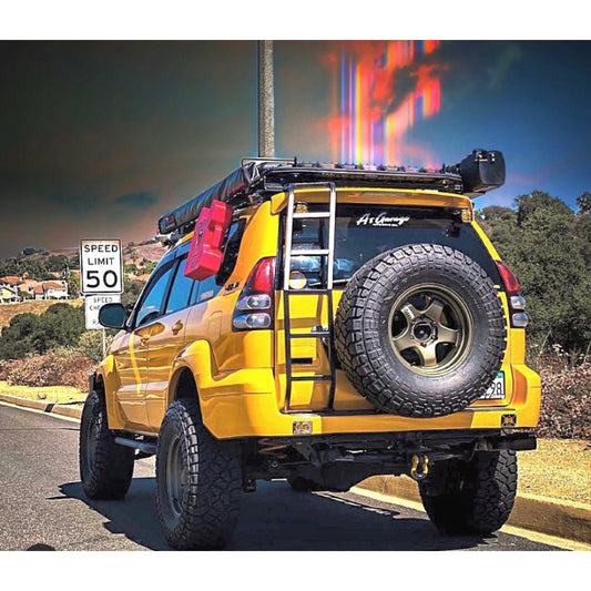 GX470 Tire Carrier 3.5" Bundle 2 - Center Camera Plate w/ DIY PLATE