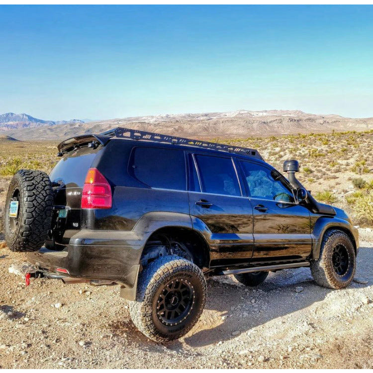 GX470 Tire Carrier 3.5" Bundle 1 - Center License Plate mount