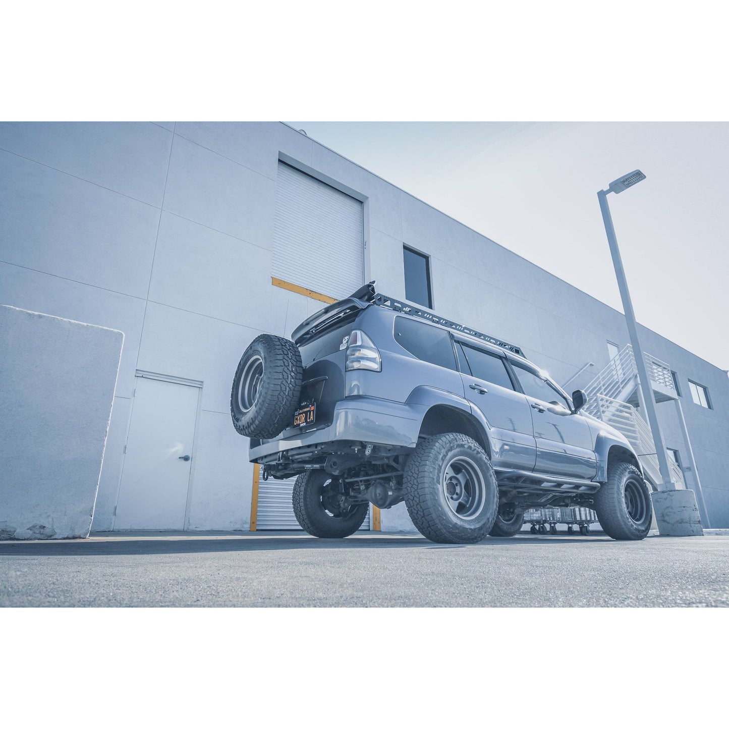 GX470 Tire Carrier 3.5" Bundle 2 - Center Camera Plate w/ DIY PLATE